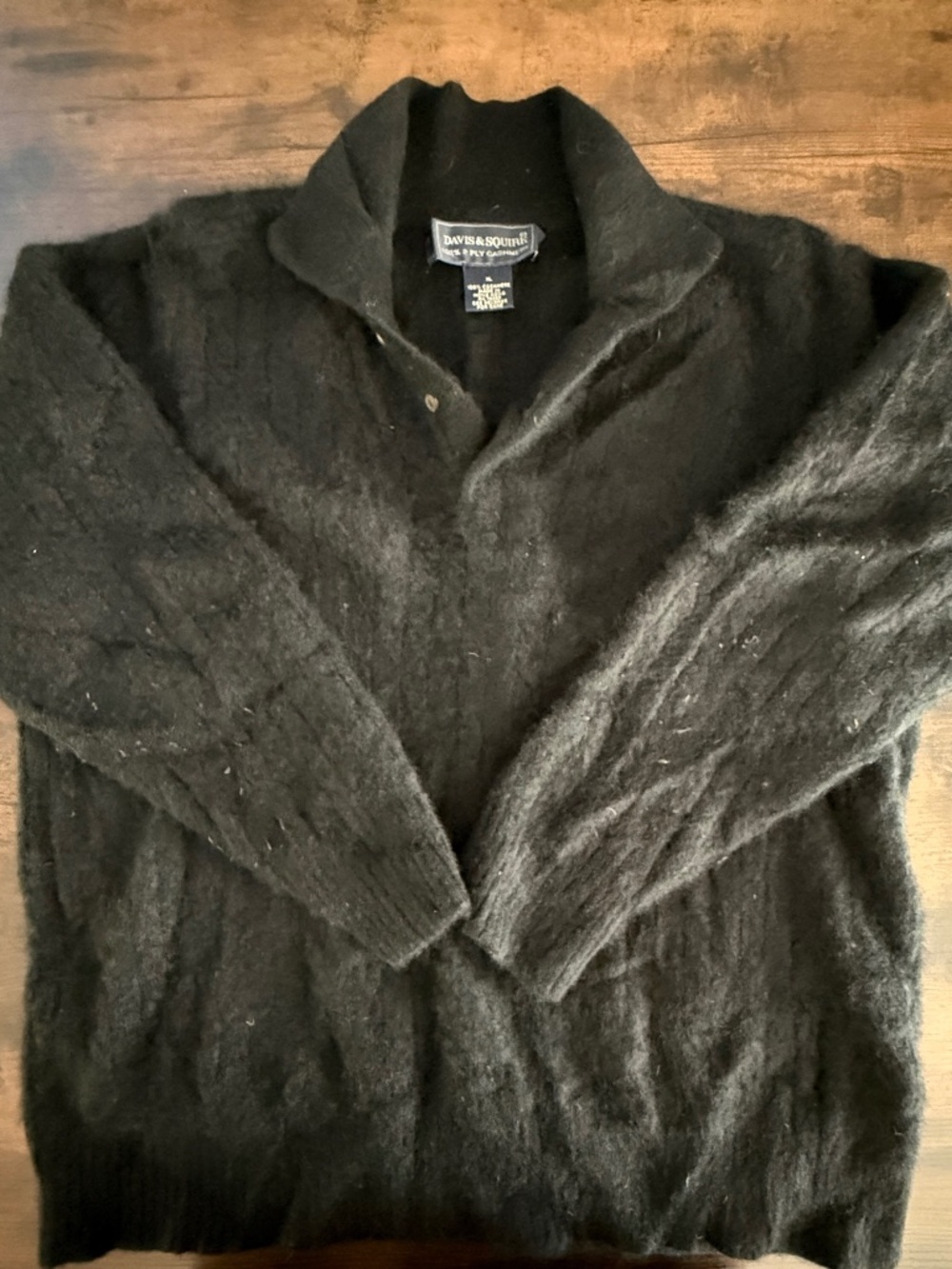 davis squire cashmere sweater 100% XL Men's